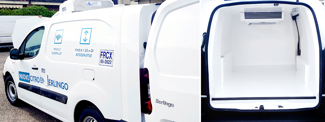 furgoni con allestimento ATP per trasporto alimenti e prodotti freschi e surgelati 