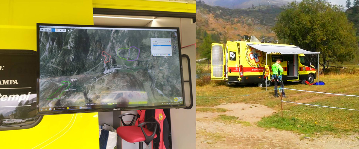 Soccorso Alpino e speleologico piemontese, esercitazione a porte aperte e intitolazione della nuova base logistica a Giovanni Della Ferrera, realizzata da TECNICAR.a